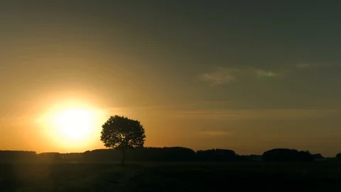 A Beautiful Sunrise 4K Stock Footage