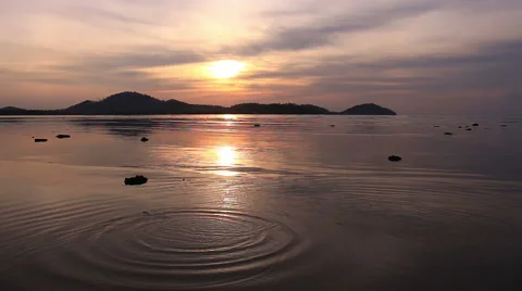 Beautiful sunrise. Stock Footage 64146328
