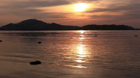 Beautiful sunrise. Stock Footage 64146424