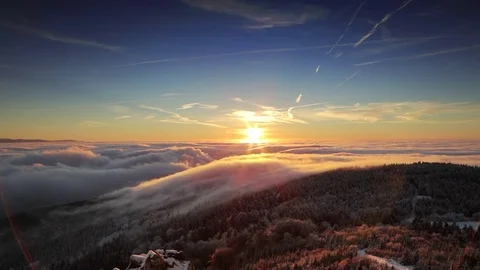 Beautiful sunrise Stock Footage 71173149