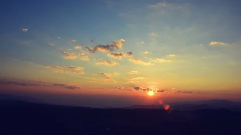 Beautiful sunrise Video stock 119405365
