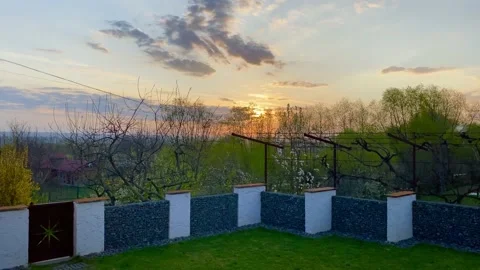 Beautiful sunrise Stock Footage 137246429