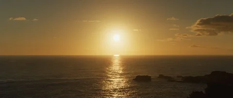 Beautiful Sunrise in Maui, Hawaii Stock Footage