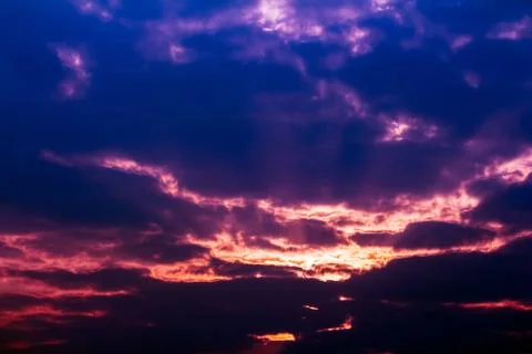 Beautiful sunrise Stock Photos