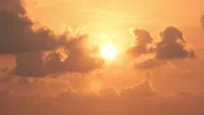 Beautiful Sunrise Sky Time Lapse Nature Timelapse Golden Clouds Global Warming Stock Footage
