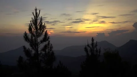 Beautiful sunrise timelapse Stock Footage 220261344