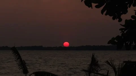 Beautiful sunset (2) Stock Footage 296525056