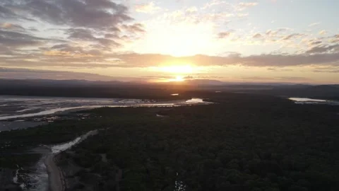 Beautiful Sunset In Australia Stock Footage 261545741