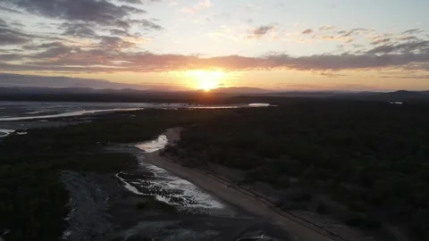 Beautiful Sunset In Australia Stock Footage 261545828