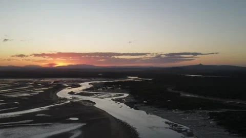 Beautiful Sunset In Australia Stock Footage 261546135