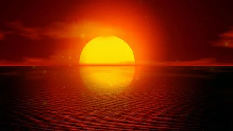 Beautiful Sunset Background Stock Footage 90161063