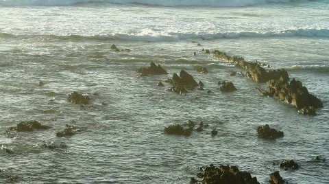 Beautiful sunset at the beach Stock Footage 856507