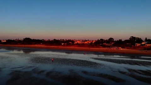 Beautiful sunset at the beach 動画素材 316182045