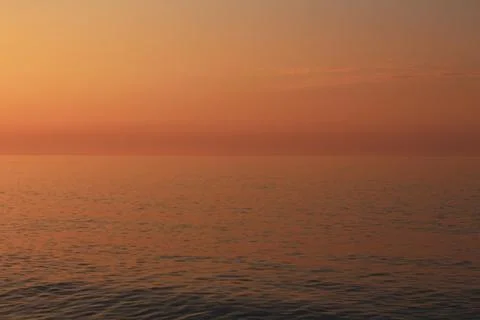 Beautiful sunset on the beach Stock Photos