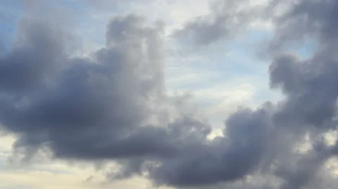 Beautiful sunset clouds Stock Footage 50222337