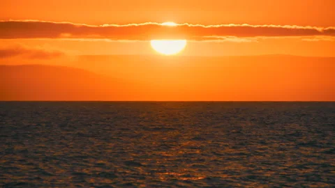 A beautiful sunset in the clouds Stock Footage 92206275