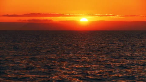 A beautiful sunset in the clouds Stock Footage 92206305