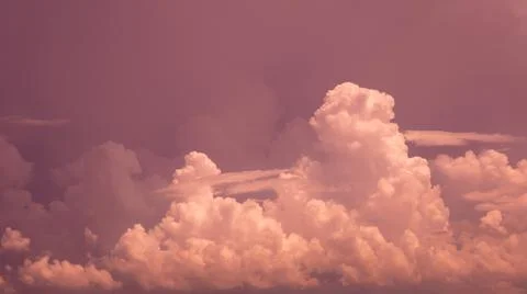 Beautiful sunset clouds sky Stock Photos