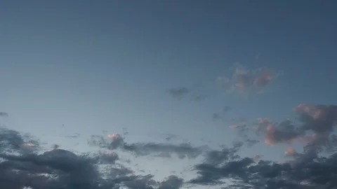 Beautiful Sunset With Clouds Time-lapse Stock Footage 85716768