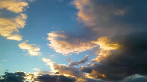 Beautiful Sunset Clouds Time Lapse 動画素材 293461263