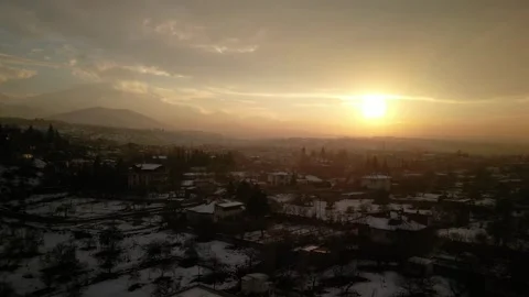 Beautiful Sunset Clouds Time Lapse 動画素材 295027006