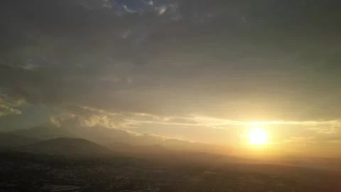 Beautiful Sunset Clouds Time Lapse 動画素材 295027059