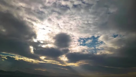 Beautiful Sunset Clouds Time Lapse 動画素材 295027126