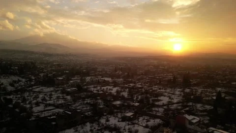 Beautiful Sunset Clouds Time Lapse 動画素材 295028127