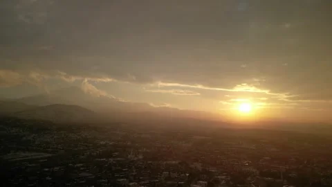 Beautiful Sunset Clouds Time Lapse 動画素材 295028376