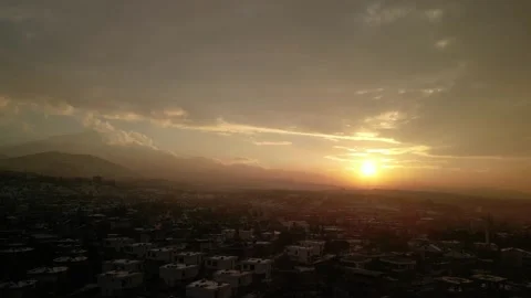 Beautiful Sunset Clouds Time Lapse 動画素材 295028775