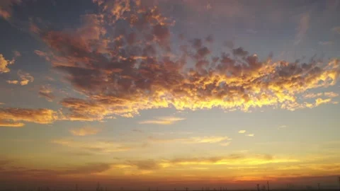 The beautiful sunset in the fields Stock Footage 196454909