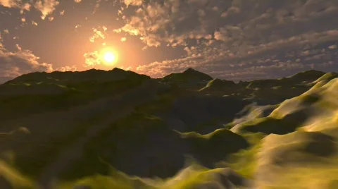 Beautiful sunset Stock Footage 671476