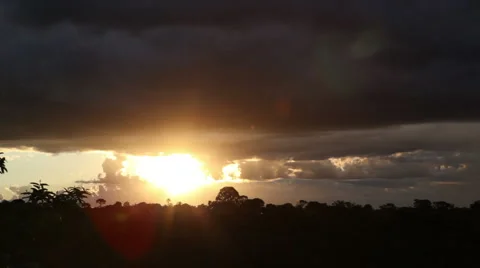 Beautiful sunset Video stock 1058271