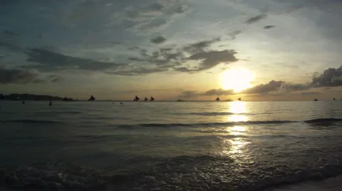 Beautiful sunset Video stock 1068019