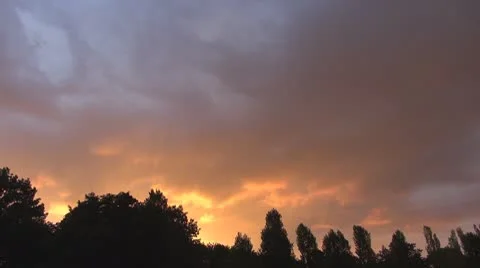 Beautiful sunset Stock Footage 8962115