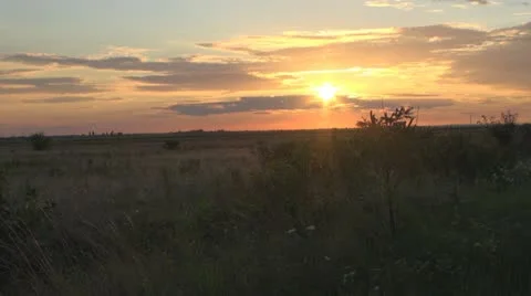 A beautiful sunset Video stock 11887158