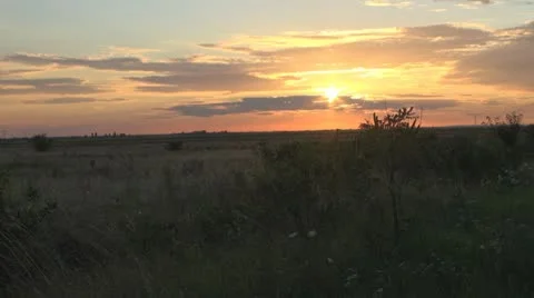 A beautiful sunset Video stock 11887160