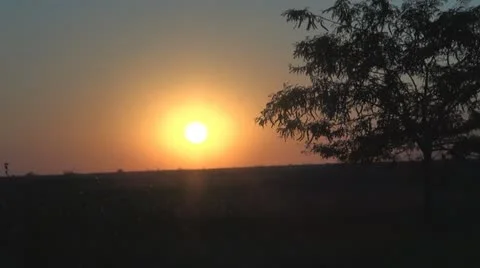 A beautiful sunset Video stock 11887327