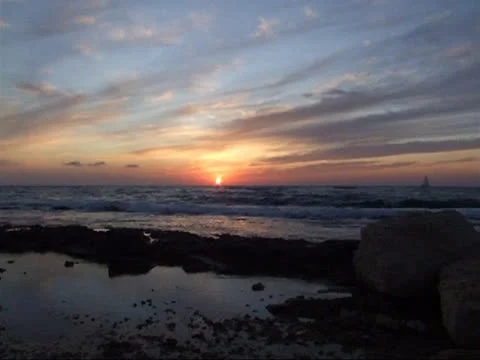 Beautiful sunset Stock Footage 22854771
