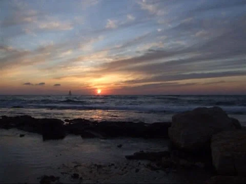 Beautiful sunset Stock Footage 22856227