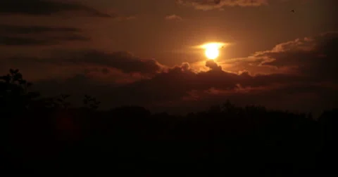 Beautiful sunset Stock Footage 53617939