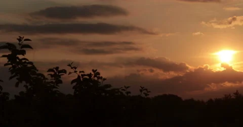 Beautiful sunset Stockbeeldmateriaal 53618282