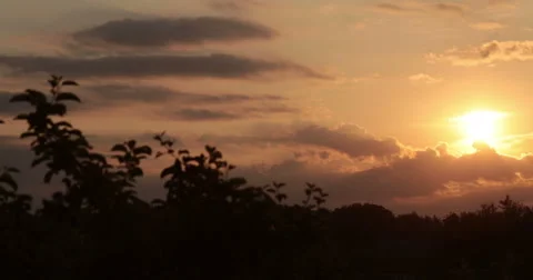 Beautiful sunset Stock Footage 53618586