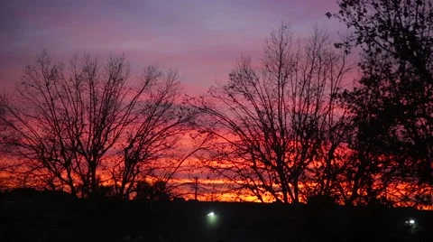 A Beautiful Sunset Stock Footage 64217199