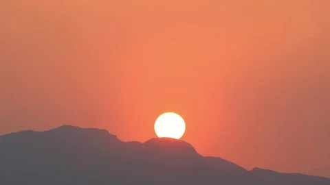 Beautiful sunset Stock Footage 81545420