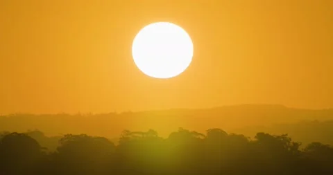 Beautiful Sunset Stock Footage 136062144