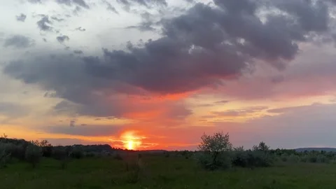 Beautiful sunset Stock-Footage 137251334