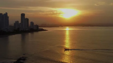 Beautiful sunset Stock Footage 147902068