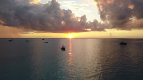 Beautiful sunset Stock Footage 164399976