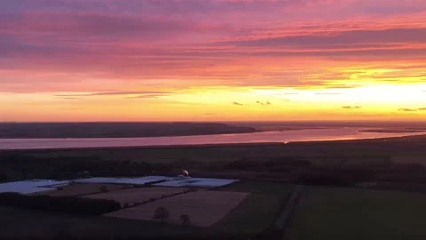 Beautiful sunset  Stock Footage 238011655